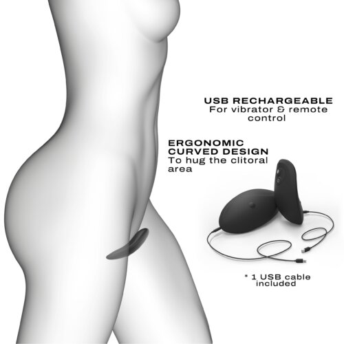 Culotte vibrante télécommandée Dorcel Discreet Vibe