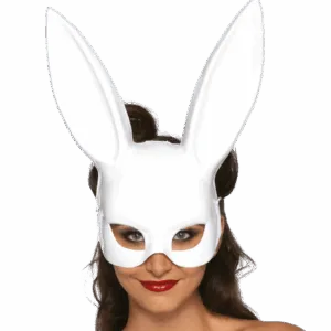 Masque de lapin blanc