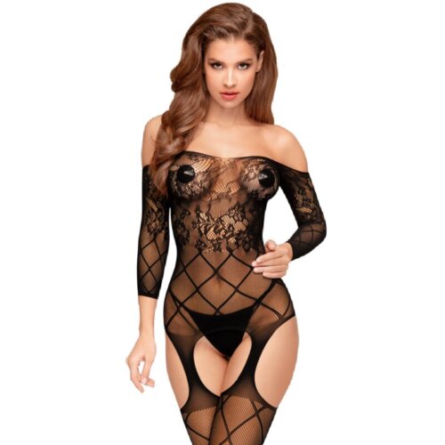 Bodystocking noir Penthouse Top Notch