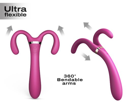 Sextoy couple multi-fonctions Dorcel Infinite Joy rose