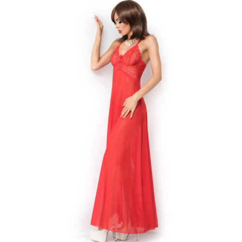 Chemise de nuit rouge Chilirose CR 3883 S/M 3