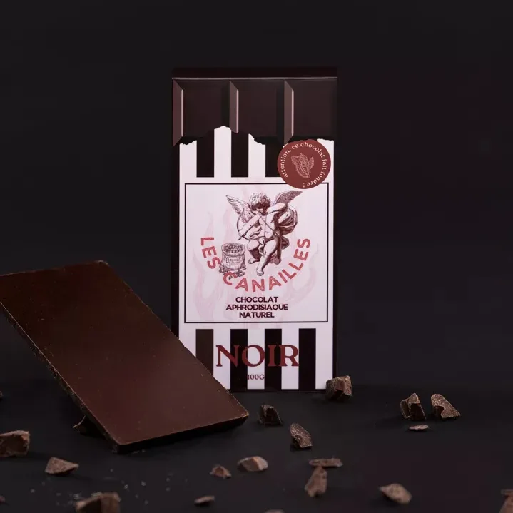 Chocolat aphrodisiaque noir Les canailles