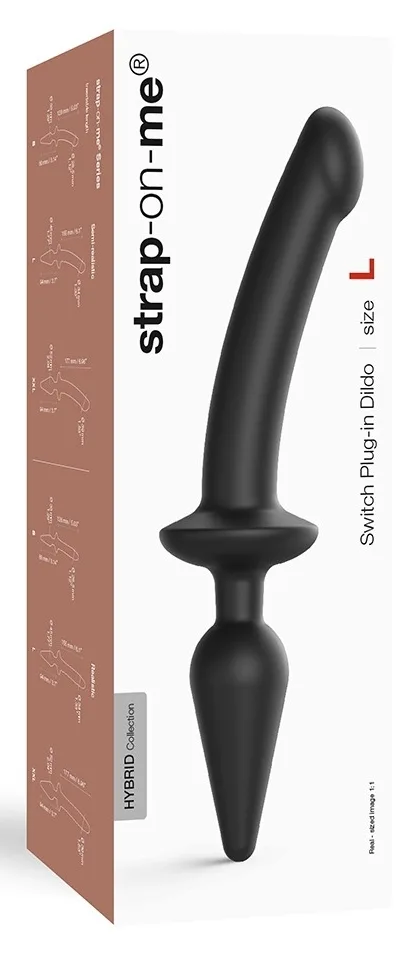 Plug Dildo Switch Strap-On-Me L Noir