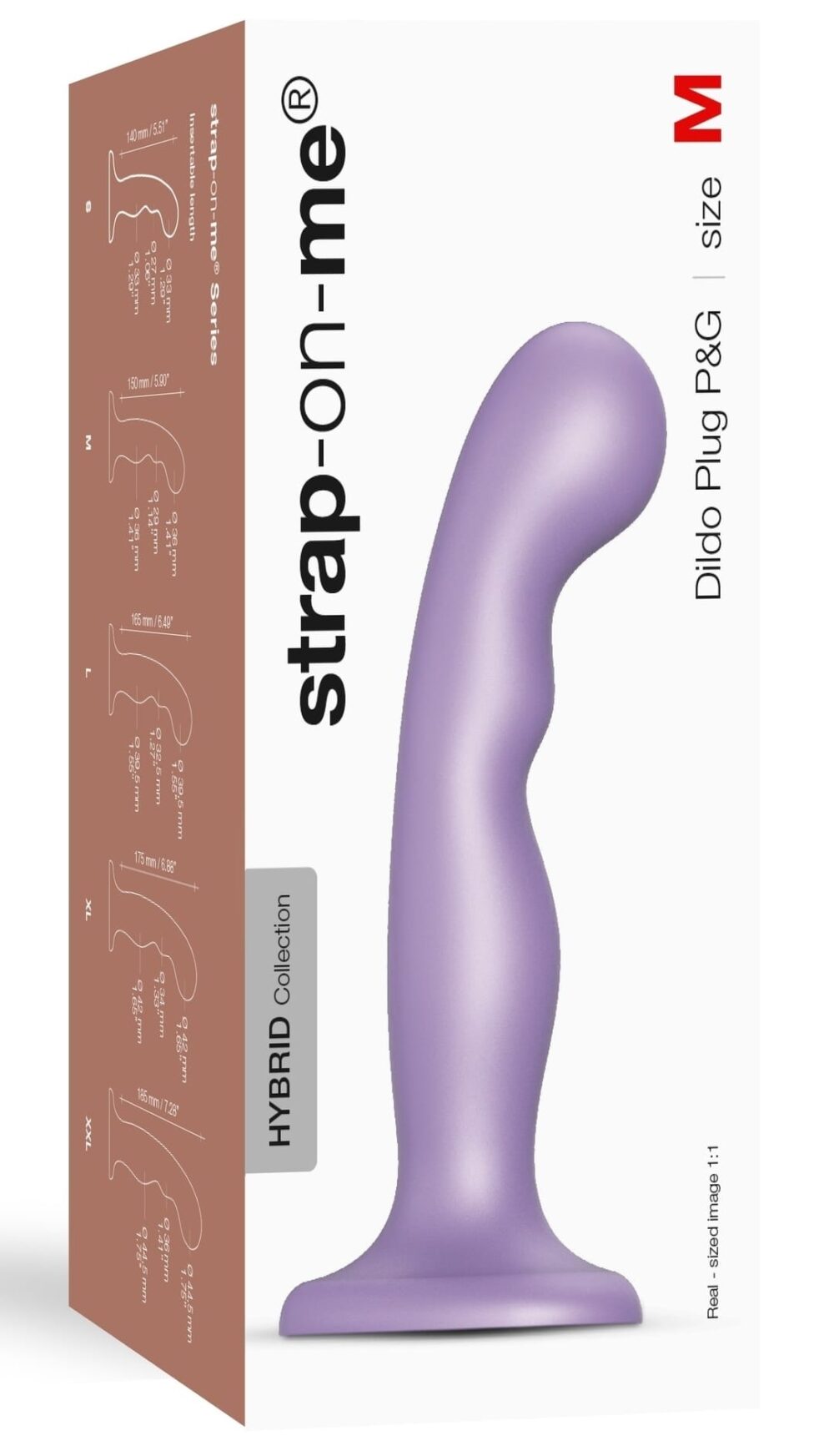 Plug Silicone P&G Strap-On-Me M Violet