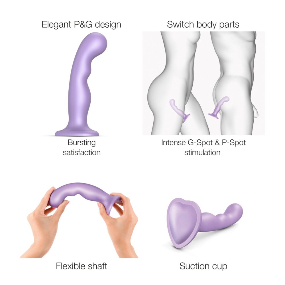 Plug Silicone P&G Strap-On-Me M Violet