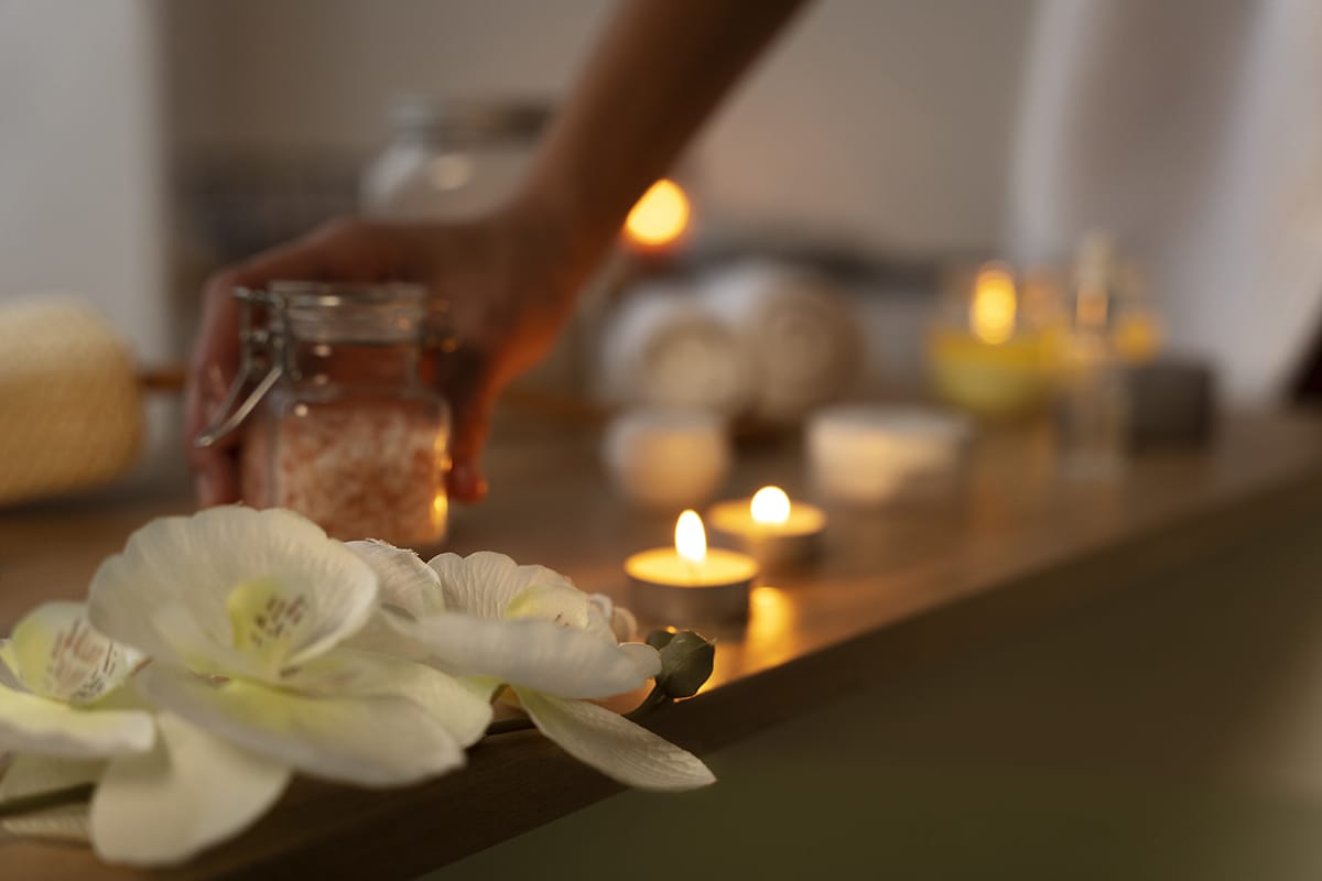 Bougie de massage