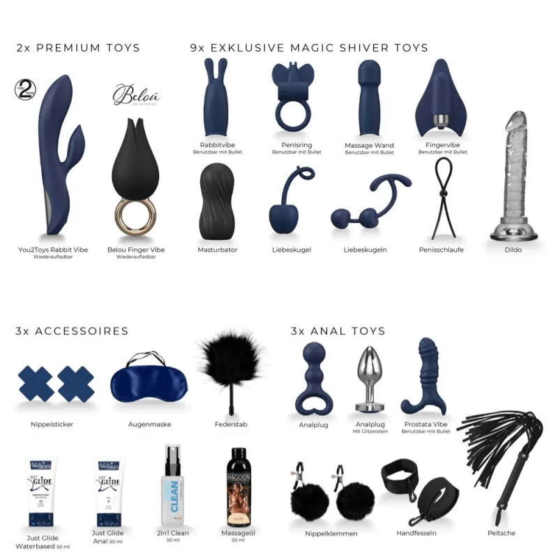 Calendrier de l'avent coquin Magic Shiver 2025 - 24 surprises - R638315-62755