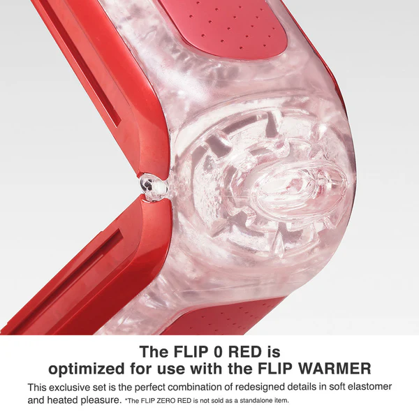 Tenga FLIP ZERO RED & WARMER SET détail
