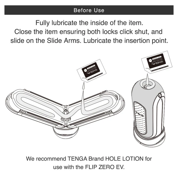 Tenga FLIP ZERO RED & WARMER SET lubrifiant