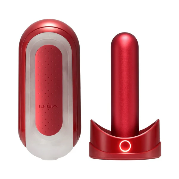 Tenga FLIP ZERO RED & WARMER SET