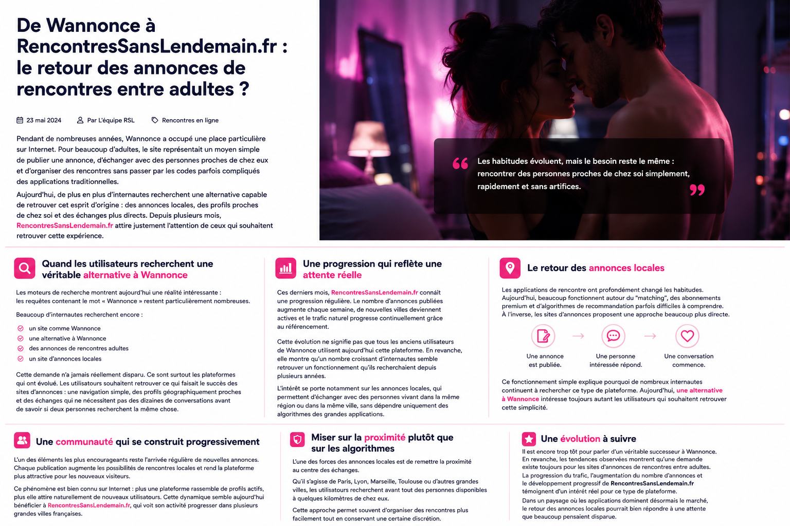 Rencontre sans lendemain